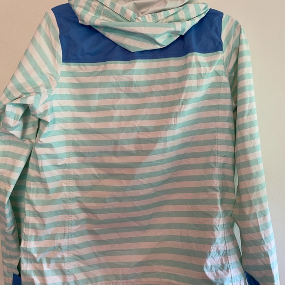 Vineyard Vines Stripe Zip Pullover Anorak Raincoat - Picture 2 of 4
